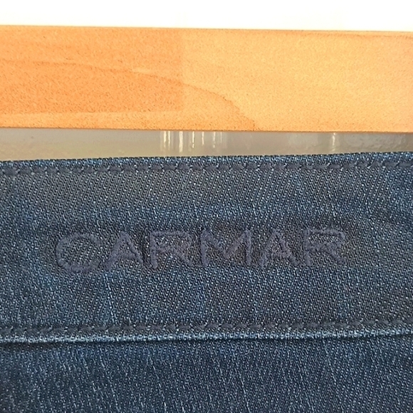 Carmar dark wash flare denim jeans size 25 in really good used condition - Picture 4 of 12